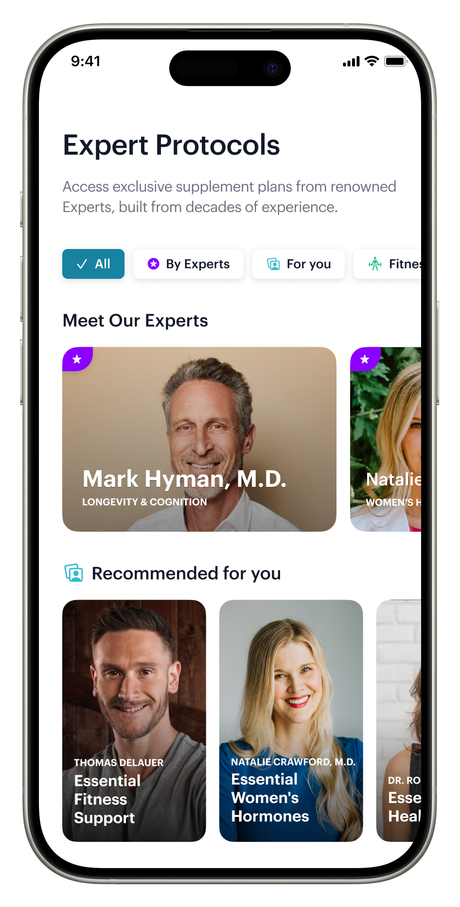 SuppCo's Expert Protocols, Overview page