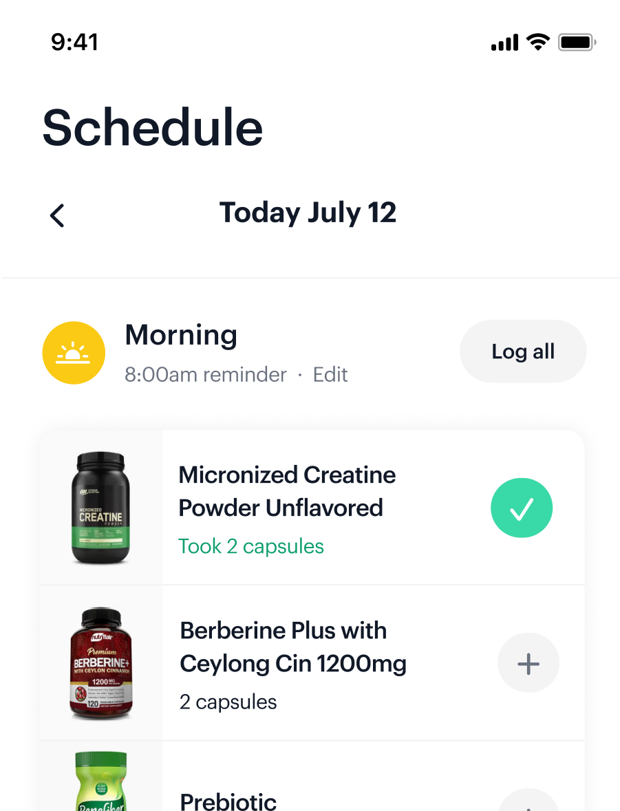 Smart Scheduling preview of scheduling in app